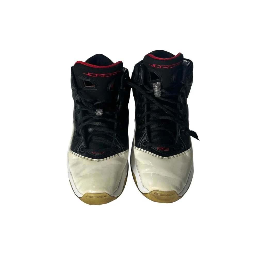 Jordan Dub Zero‎ Black White Red Basketball Sneakers 315317-016 Mens Size 12